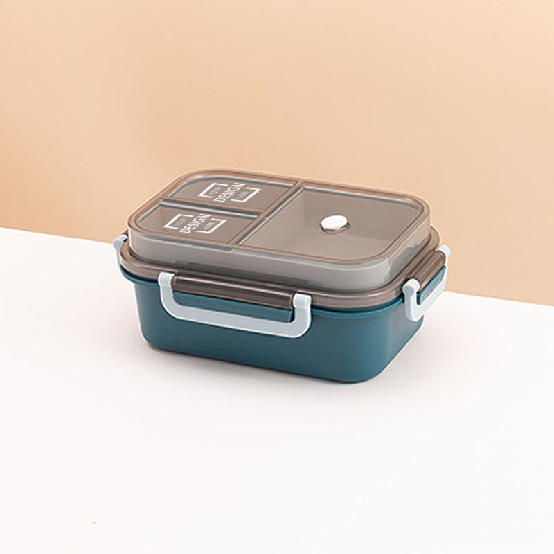 Large-capacity plastic double-layer lunch box divided bento box BG25-4