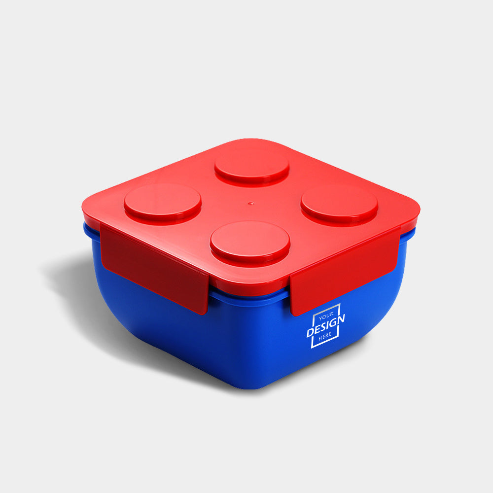 Food-grade Single-Layer Lego Brick Lunch Box