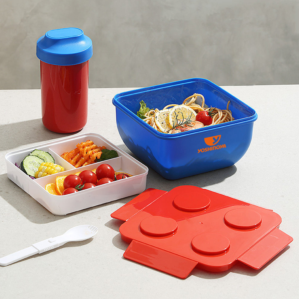 Food-grade Single-Layer Lego Brick Lunch Box