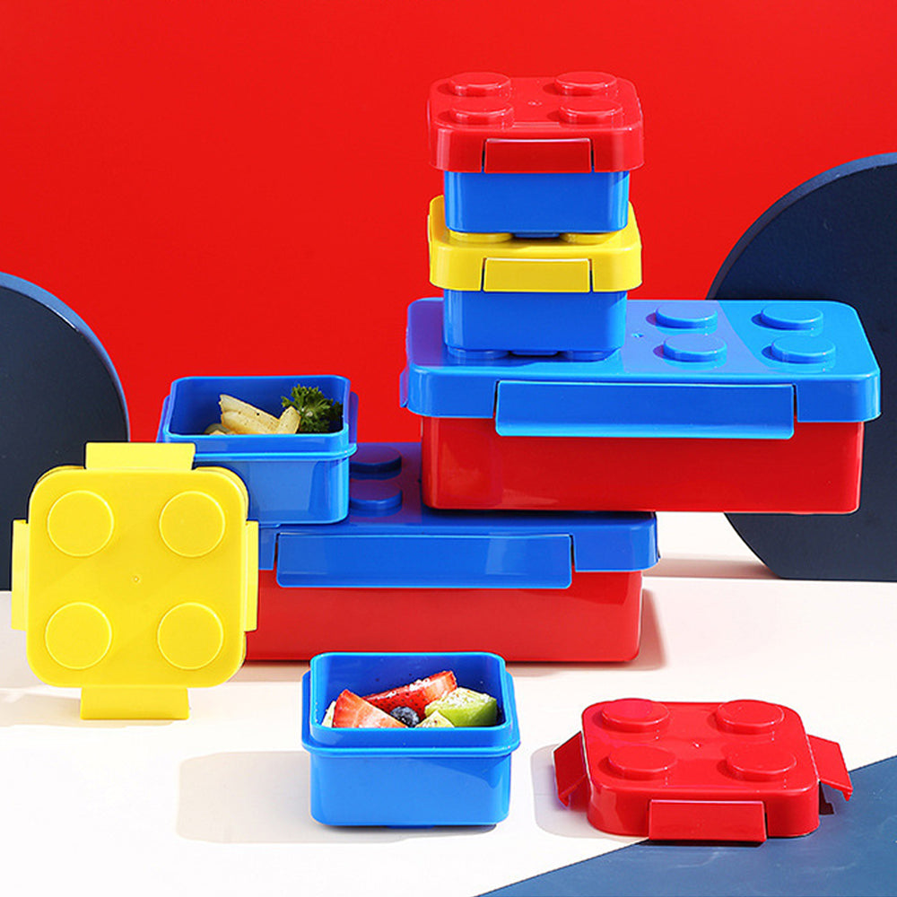Lego Brick Modular Double Lunch Box