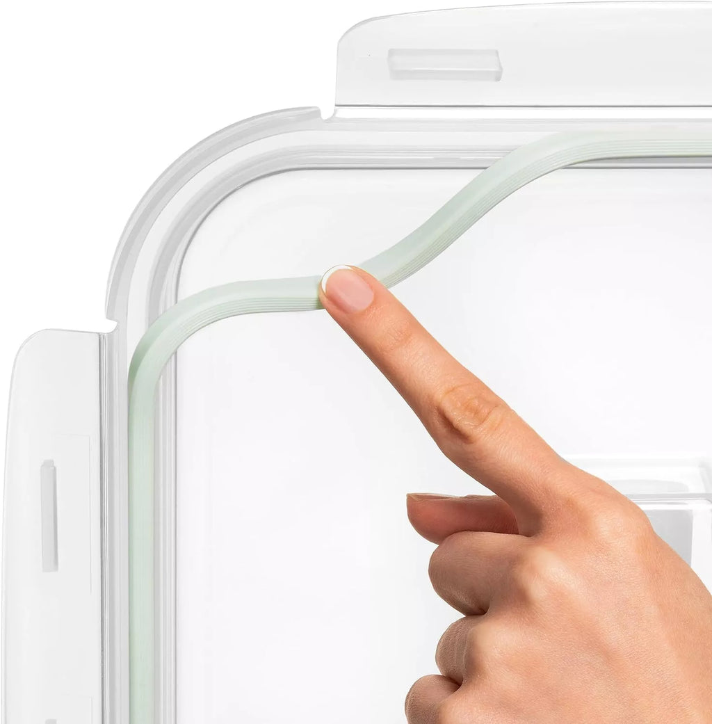 6500 ML / 220 oz / 28 Cup LARGE Glass Food Storage Container w Airtight Lid